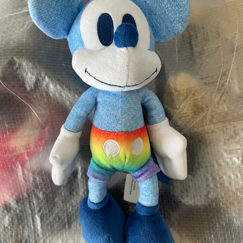 Disney Mickey Mouse Rainbow Pride Collection Plush 9 inches